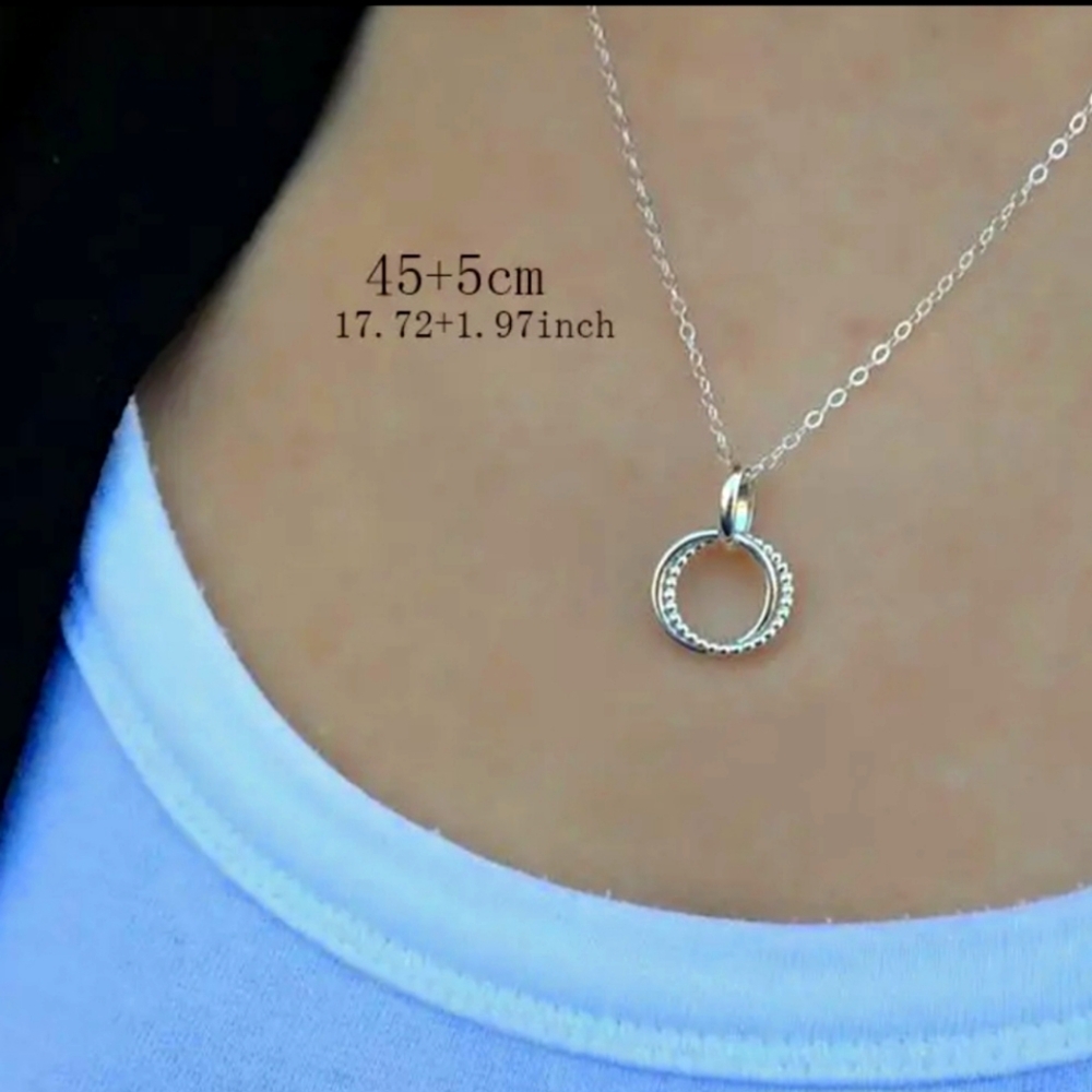 Sister necklace NWT JUST BECAUSE, BIRTHDAY, GRADUATION GIFT. 👭🩷🤟 - Picture 3 of 4